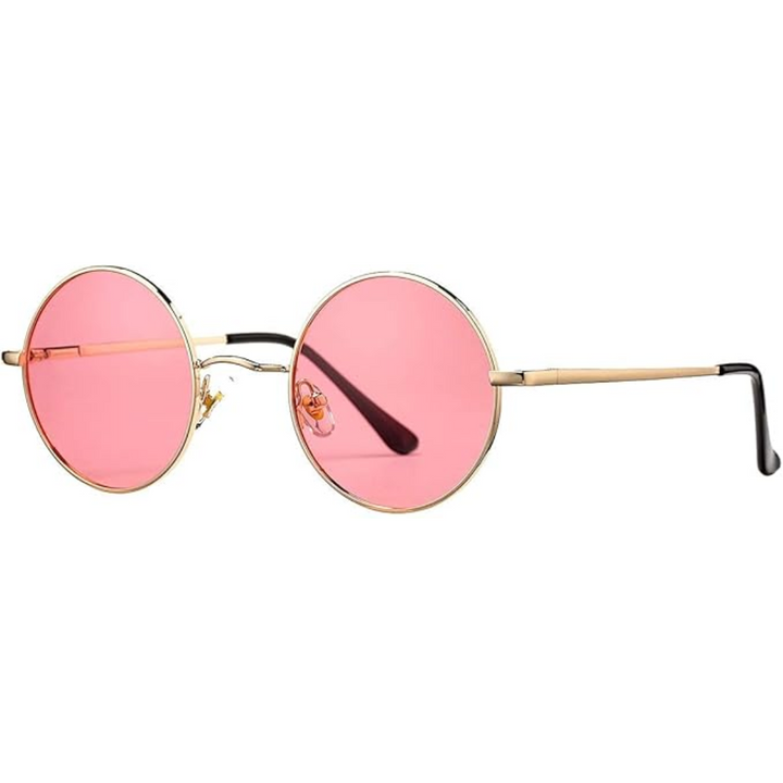 Timeless vintage retro round polarized sunglasses, unisex for eye protection & style.