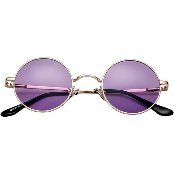 Stylish unisex retro round polarized sunglasses, perfect fashion accessory with UV protection.