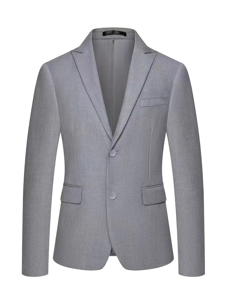 Double-breasted waistcoat, a key piece of the men's slim fit three-piece formal wedding suit.