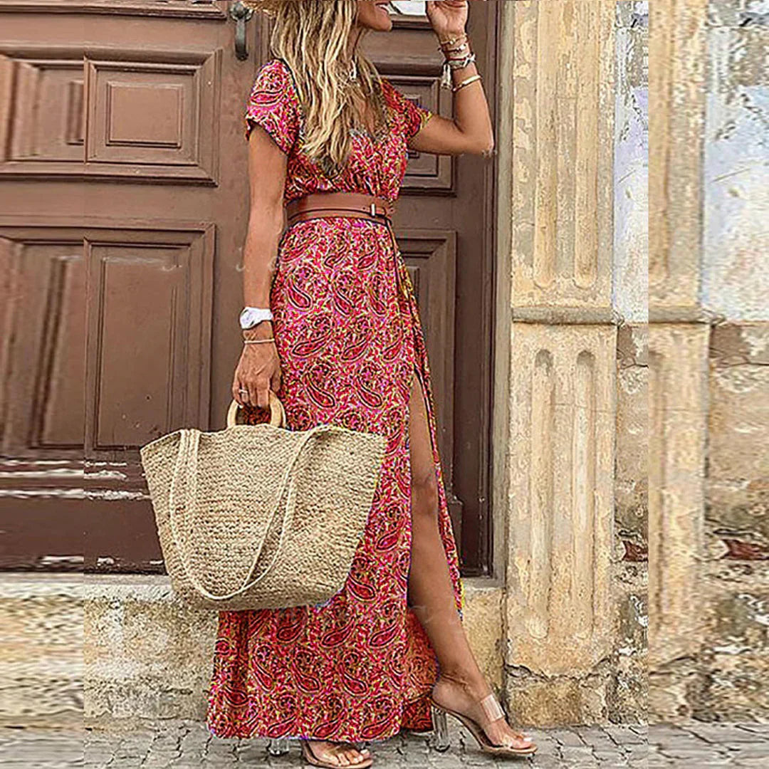 Boho Maxi Dress - Airy & Flowing Design