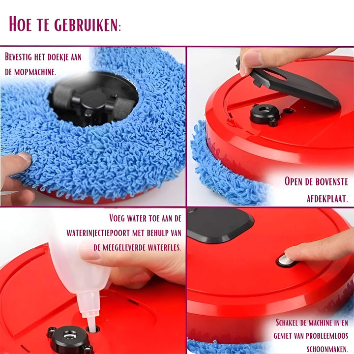 Efficient 3-in-1 home appliance: robot vacuum, mop, & sweep. Autonomous cleaning for various floor types.