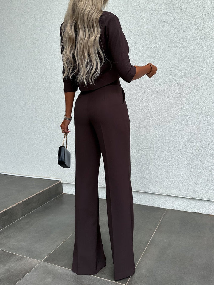 Women's Elegant Two-Piece Lounge Set