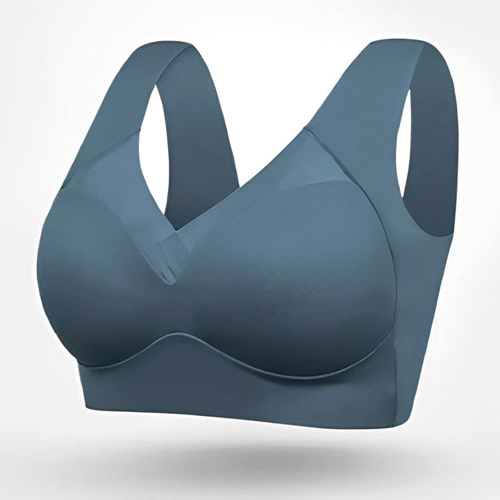 Stylish women's seamless wire-free bra. Adjustable straps offer gentle support & ultimate comfort for daily wear.