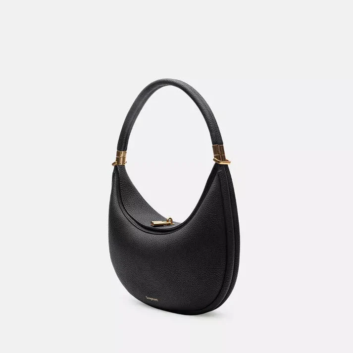 Women's elegant multi-strap handbag; wear as a crossbody, shoulder bag, or stylish clutch. Synthetic leather design.