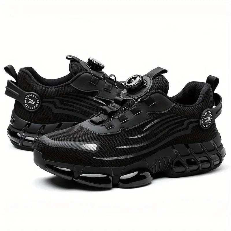 Lightweight safety work shoes for men & women, featuring reinforced toe & non-slip ergonomic comfort.