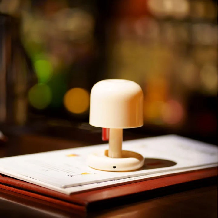 Compact USB-powered mini sunset lamp, ideal as a table lamp for cozy home ambiance.