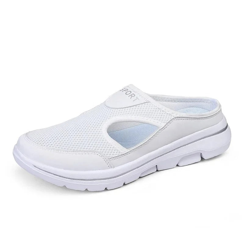 Women's comfort sandals with cushioning & arch support, ideal for all-day wear & walking comfort.