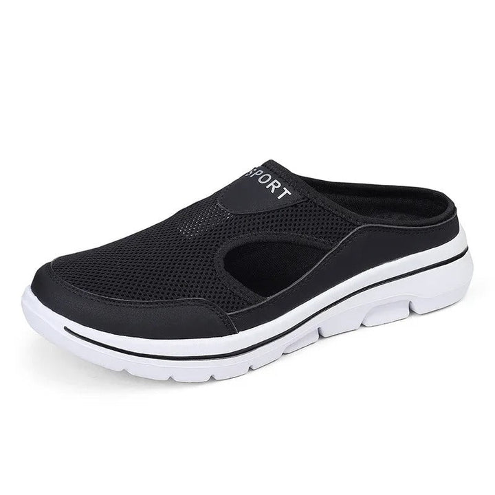 Lightweight open-toe women's summer sandals, ergonomic design for casual daily wear & foot relief.