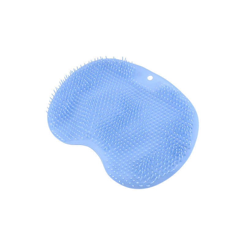 Non-slip silicone foot scrubber mat provides deep clean & invigorating massage for feet and body.