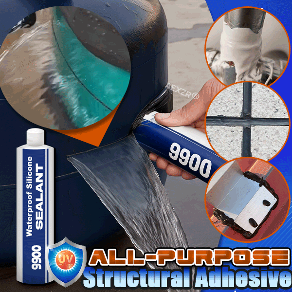 Clear waterproof silicone sealant for strong adhesion in home repair & outdoor projects. Weather-resistant caulking.
