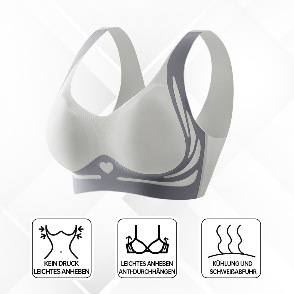 Our bestseller seamless bra offers ergonomic support and a natural lift
