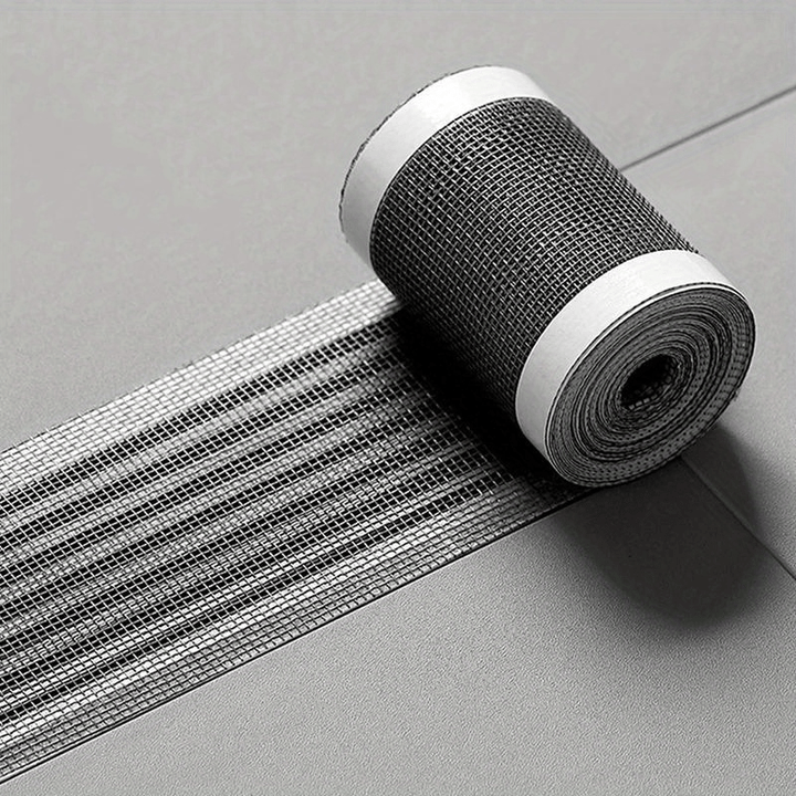 Household self-adhesive mesh drain protector for kitchen sinks & shower drains, anti-clogging.