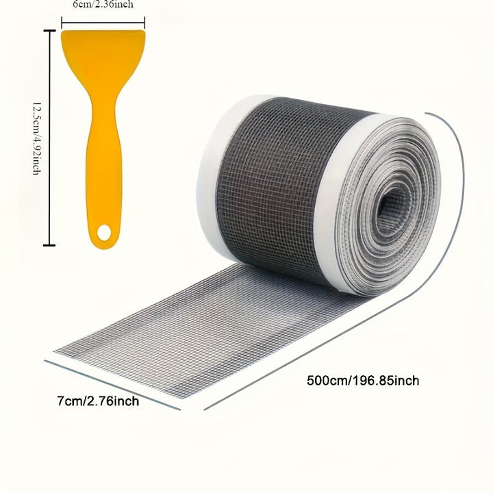 Self-adhesive mesh drain protector for kitchen & shower. Effective hair catcher, clog prevention.