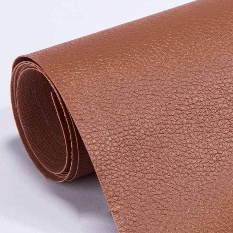 Self-adhesive leather repair patch for furniture and car seats