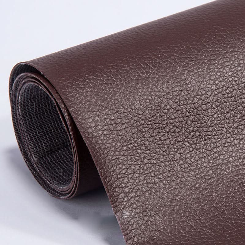 Flexible leather repair tape for curved surfaces on cars