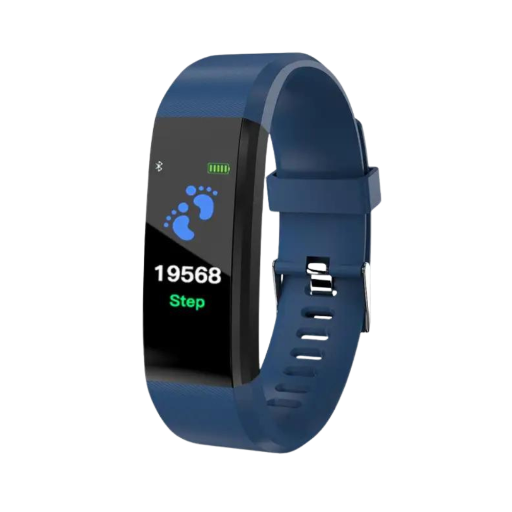 Comprehensive Senior Smartwatch: Tracks heart rate, steps, sleep, and provides smart notifications.