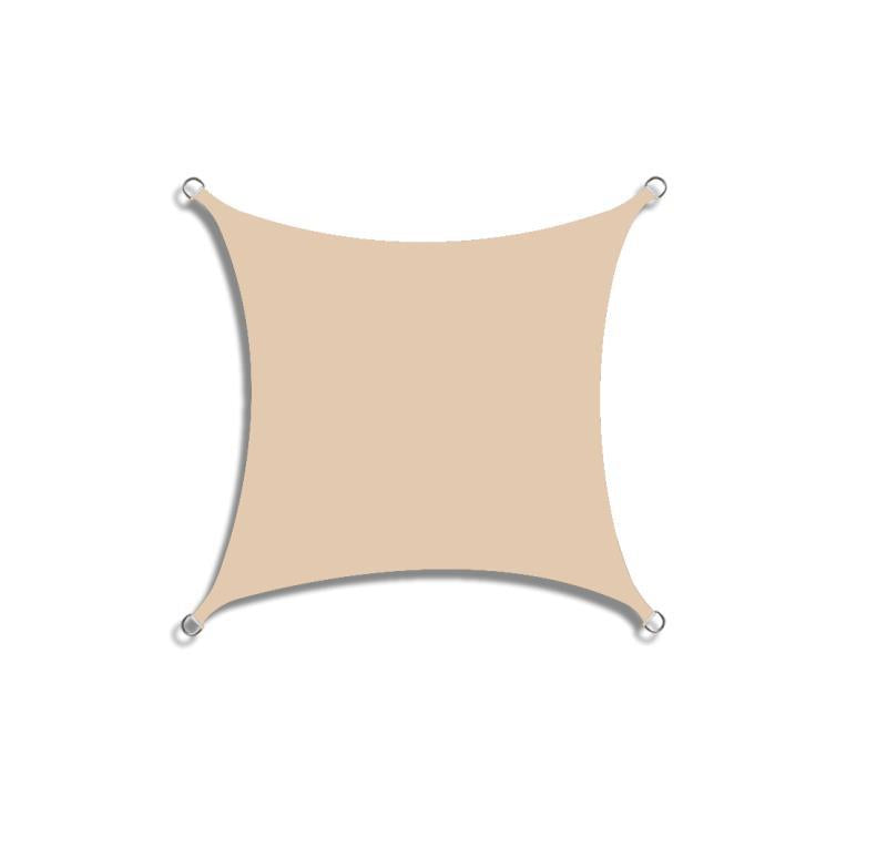 Durable UV protection sun shade sail canopy for patio, garden, or deck, offering cool shade.