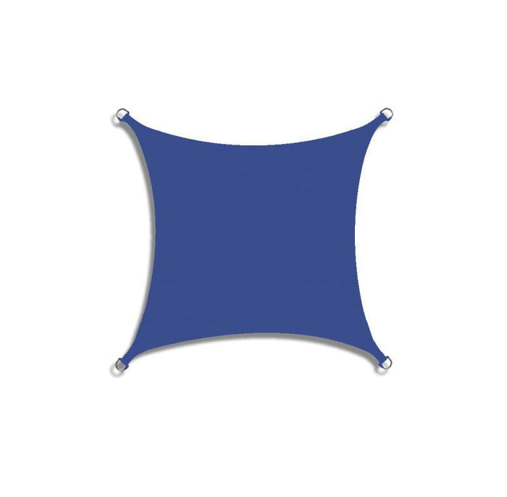 Square UV protection sun shade for garden, water resistant, perfect for backyard comfort and protection.