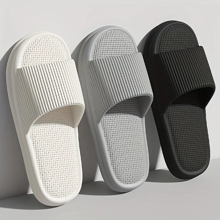 Unisex comfort shoes: cloud-soft, shock-absorbing slippers with cushioned, anti-slip sole for maximum foot relief.