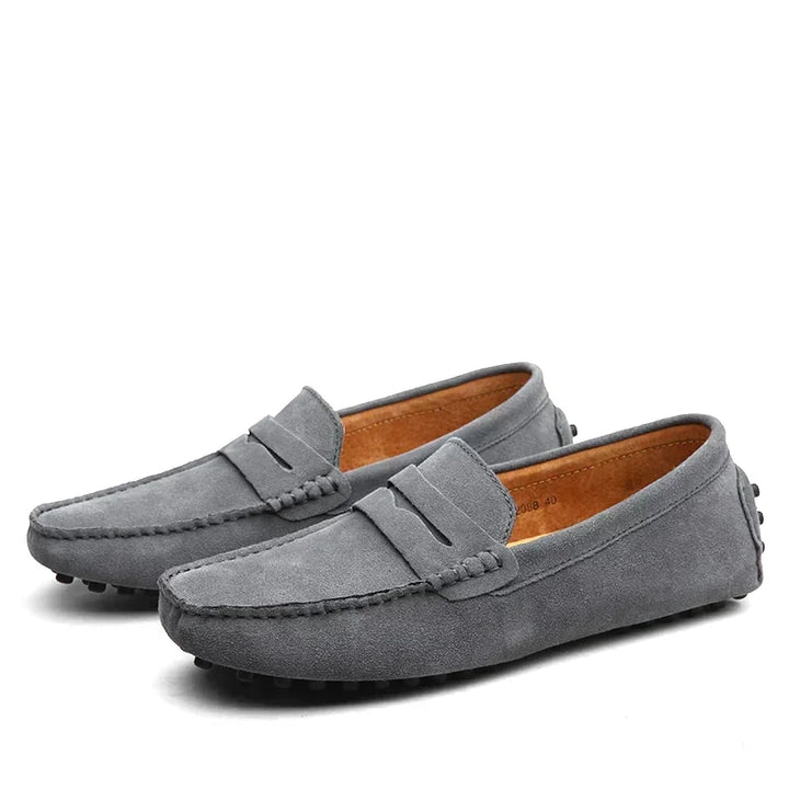 Comfortable men's slip-on loafers, Italian style everyday casual & formal footwear.