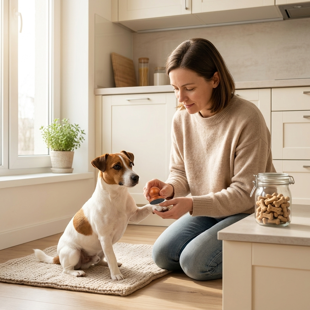 Silent pet nail file for gentle, anxiety-free dog & cat nail care and grooming.