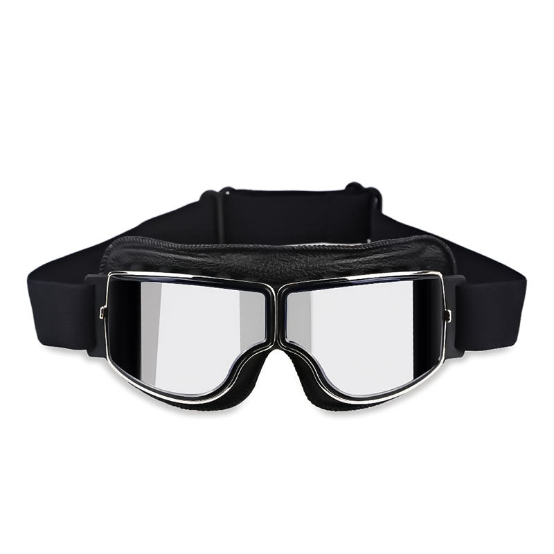 Clear vision unisex fitover motorcycle goggles, UV blocking, anti-fog, for all riders.