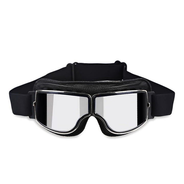 Clear vision unisex fitover motorcycle goggles, UV blocking, anti-fog, for all riders.