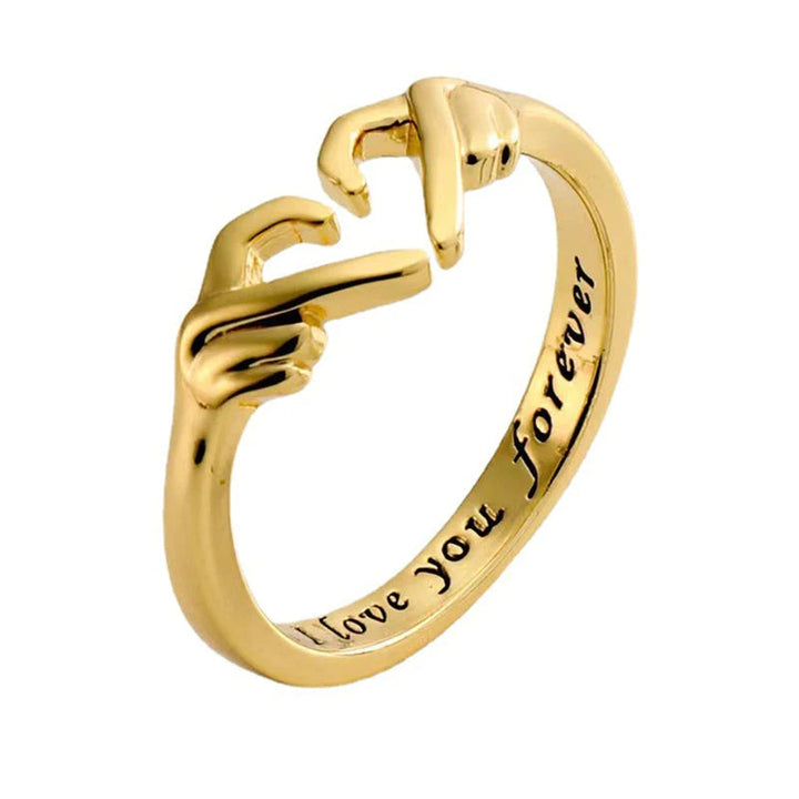 Perfect love gift: adjustable unisex hug ring, symbolic and comforting for any occasion.