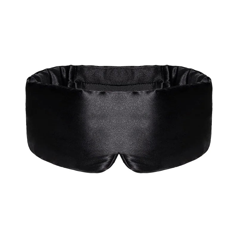 Soft mulberry silk sleep mask for deep rest, ensuring light-blocking comfort. Perfect for travel & relaxation.