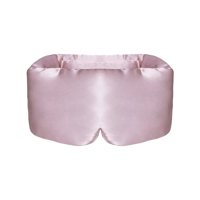 Adjustable unisex mulberry silk eye mask for complete light blocking & ultimate comfort during sleep or travel.