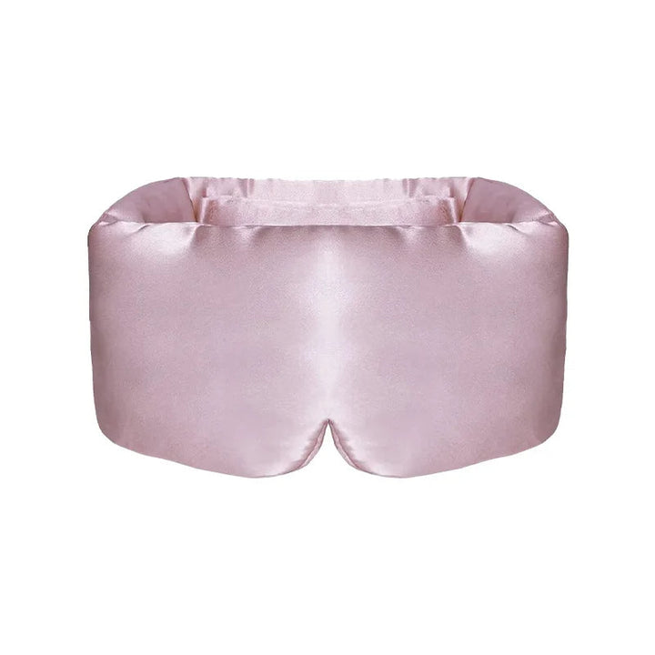 Adjustable unisex mulberry silk eye mask for complete light blocking & ultimate comfort during sleep or travel.