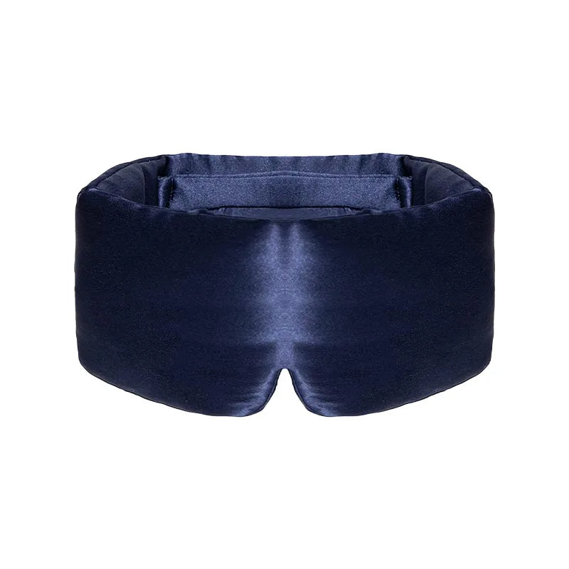 Luxurious mulberry silk sleep mask for deep rest, offering soft comfort & effective light blocking for all.