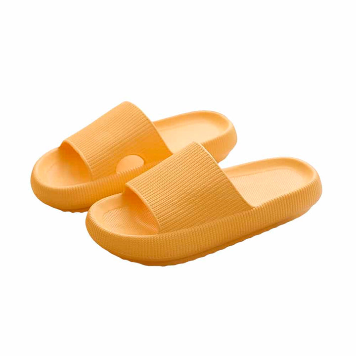 Non-slip women's comfort slides. Lightweight and soft slippers for indoor/outdoor summer shoes.