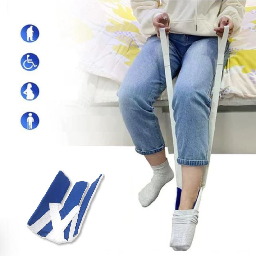Practical sock helper: a no-bend dressing aid. Essential mobility solution for easy daily dressing.