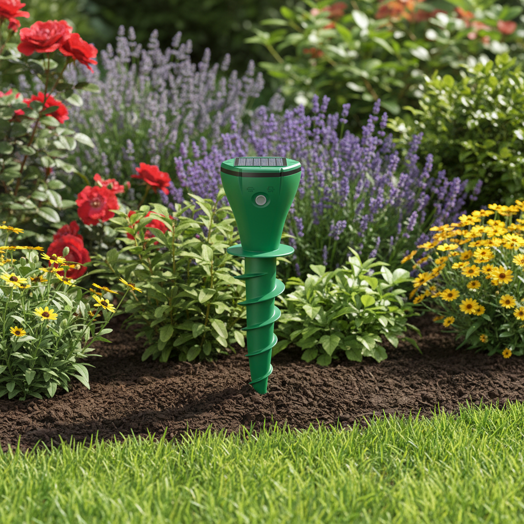Weather-resistant solar lawn protector, perfect for garden beds & yard maintenance.