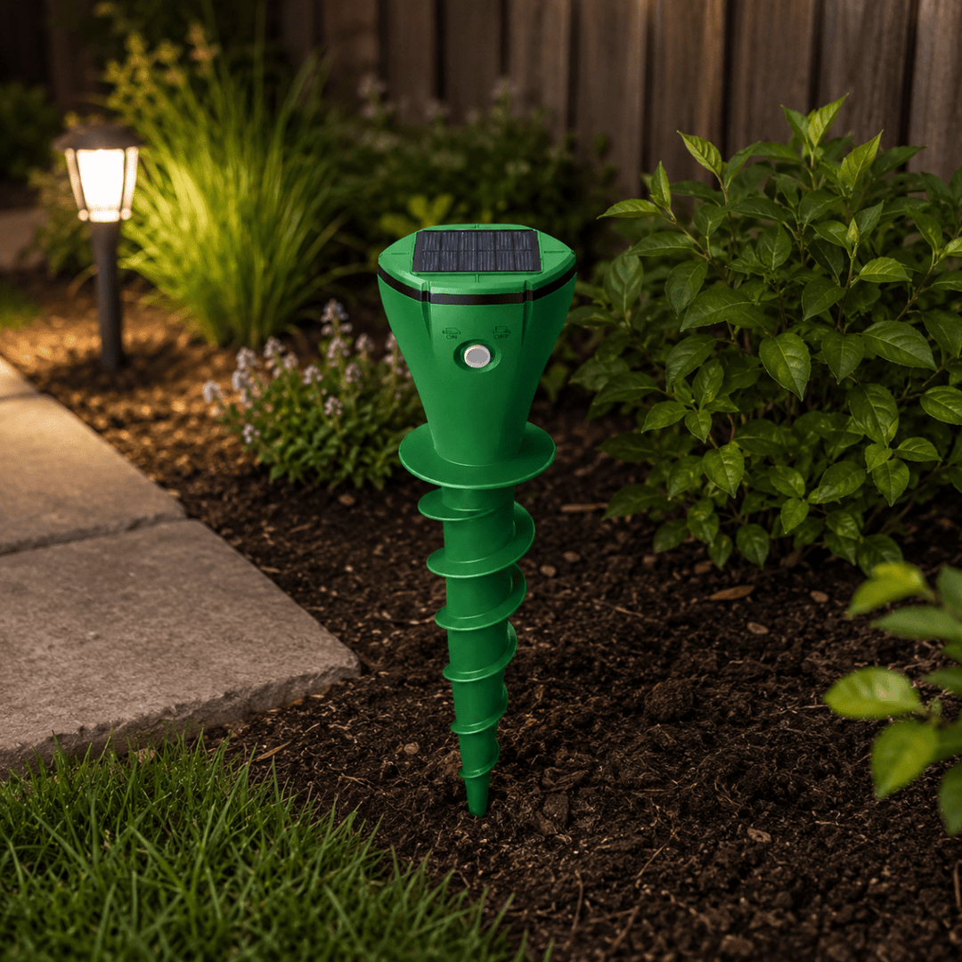 Eco-friendly solar landscape protector, keeps your outdoor lawn pristine with sun power.