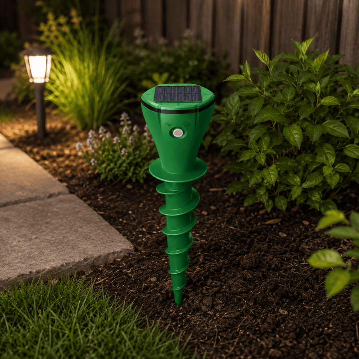 Eco-friendly solar landscape protector, keeps your outdoor lawn pristine with sun power.