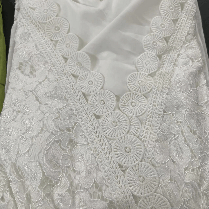 Women's timeless crochet midi dress, bell sleeves, V-neck. Chic summer, party, and vacation style.