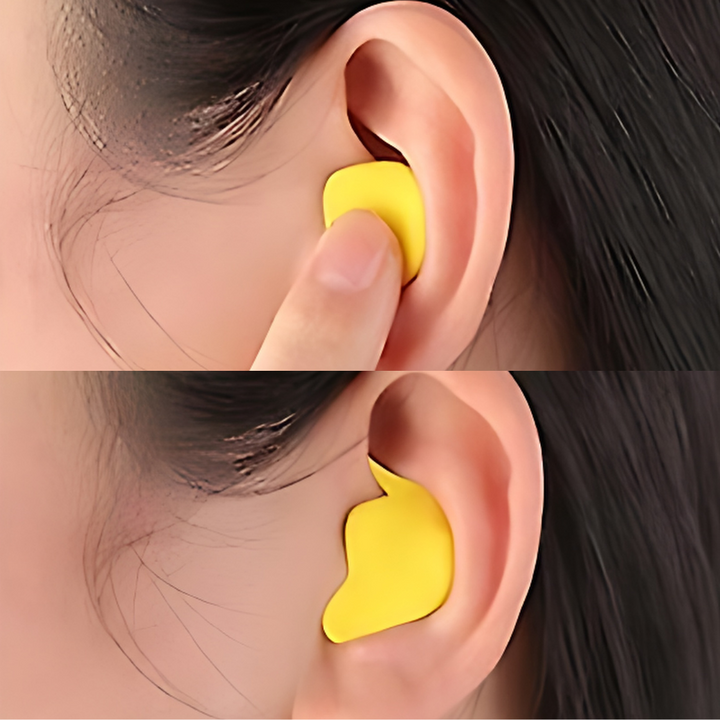 Unisex soundproof earplugs for quiet sleep, study, and travel. Reusable silicone for effective noise canceling.