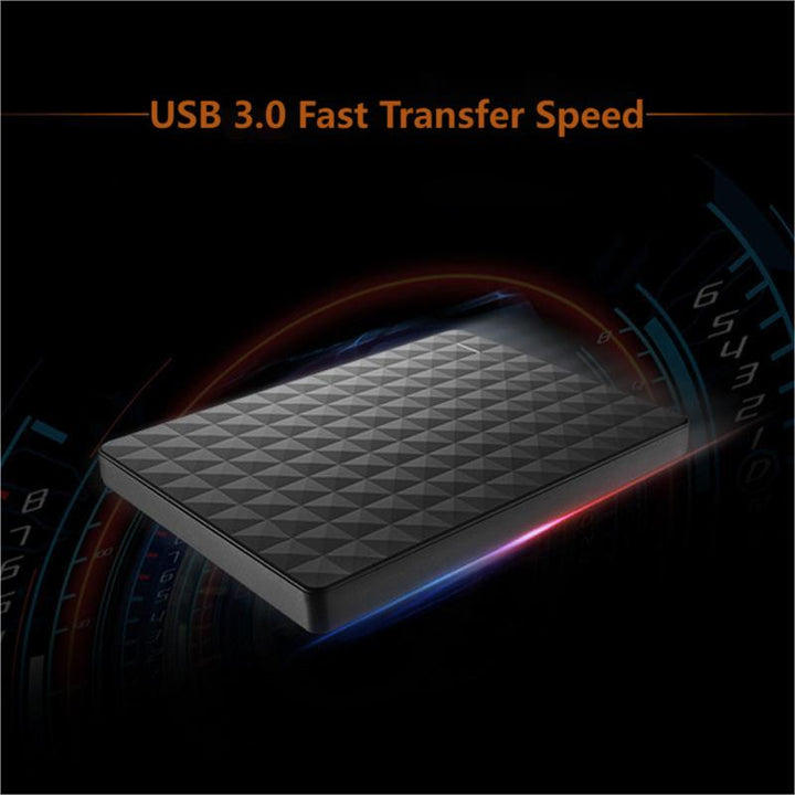 Sleek Axton 10TB portable hard drive, ultra-slim for easy transport & massive data archiving.