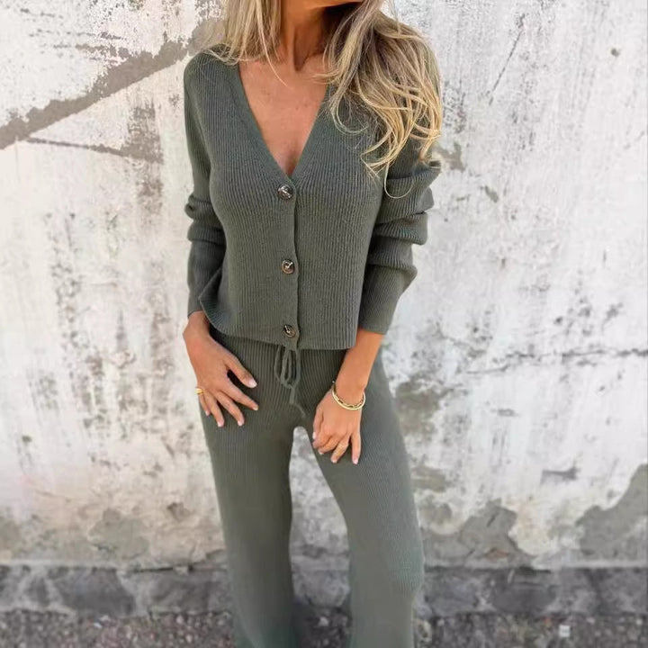 Women's Layered Cardigan Set