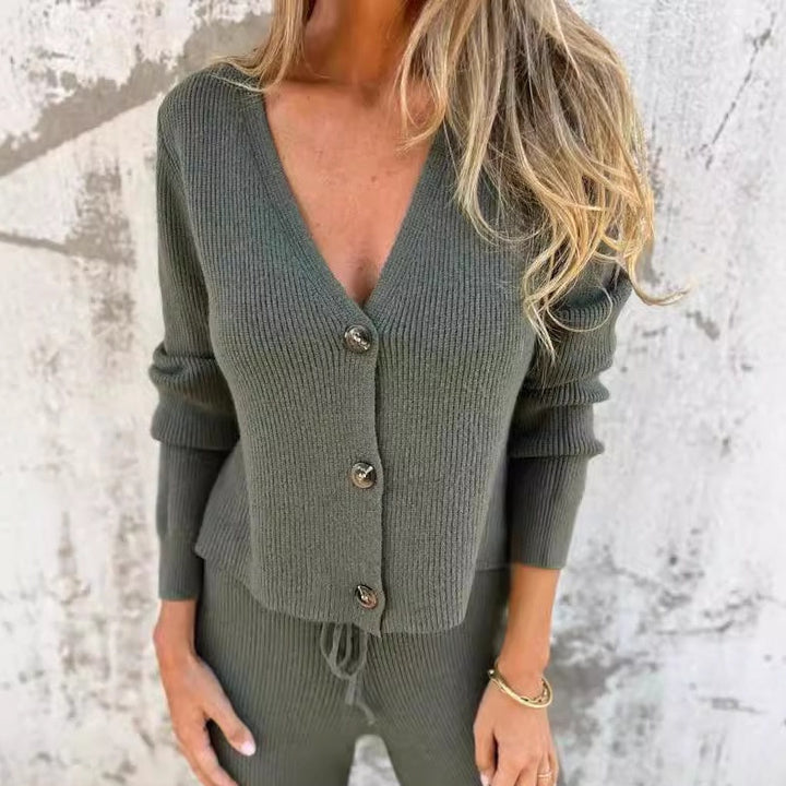 Women's Layered Cardigan Set