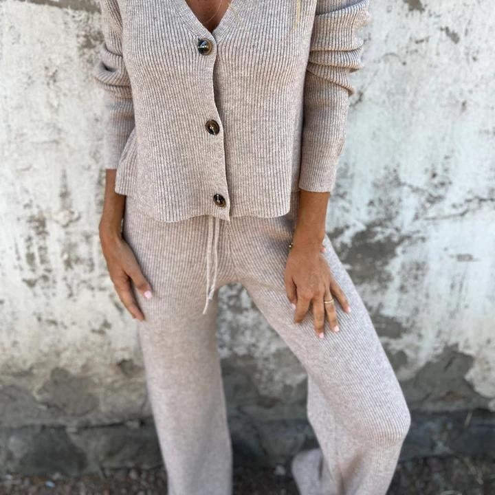 Women's Layered Cardigan Set