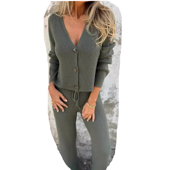 Women's Layered Cardigan Set