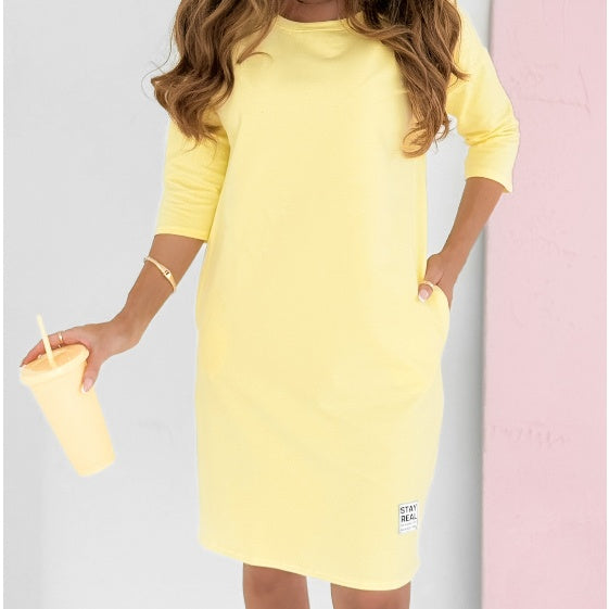 Women's Casual Sweatshirt Mini Dress