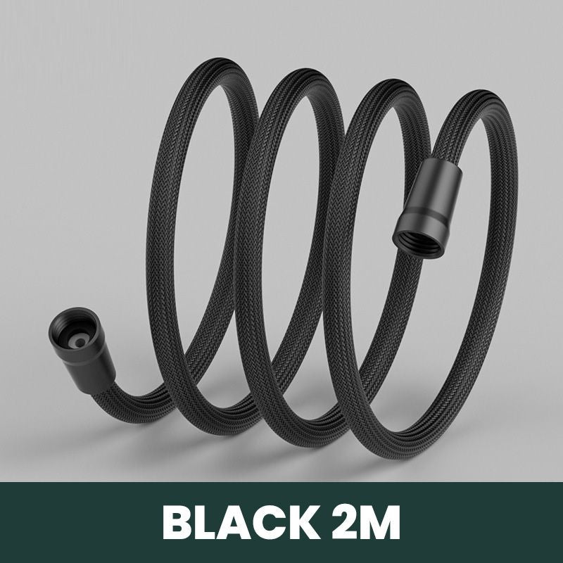 Durable, leakproof braided shower hose for bathroom, offering a flexible and high-pressure shower experience. Universal fit.