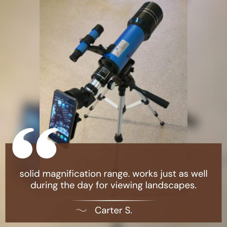 Educational refractor telescope for beginners, inspiring kids to discover space and stargazing.