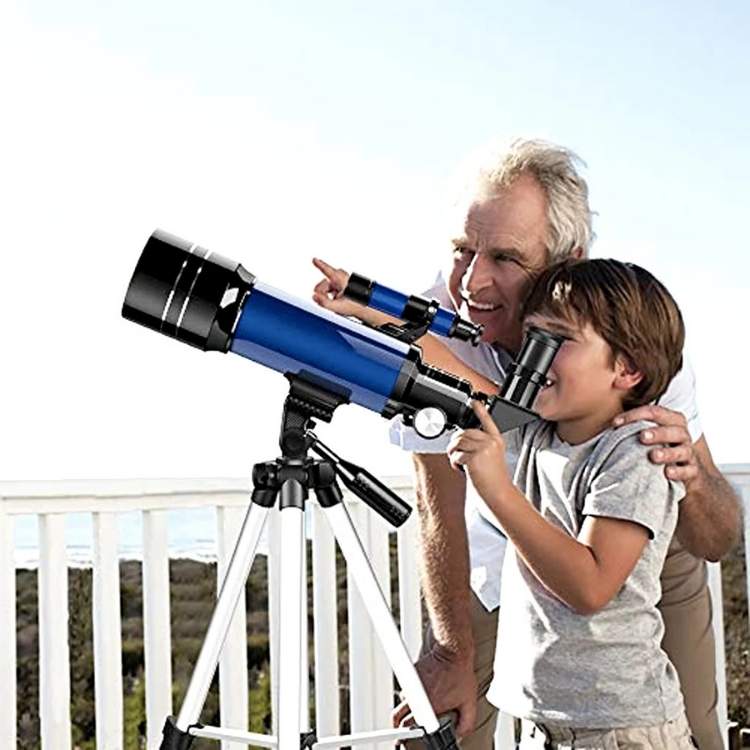 Kids' educational refractor telescope, perfect for beginner astronomy, stargazing, and exploration.