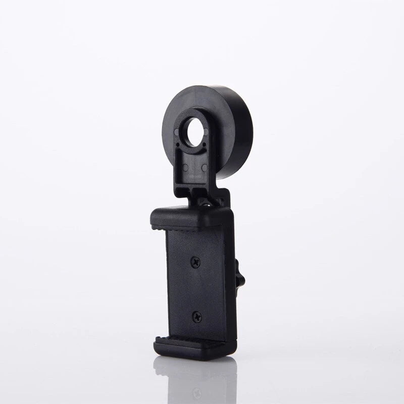 High-powered monocular telescope for detailed views, waterproof, includes phone clip & stable tripod.