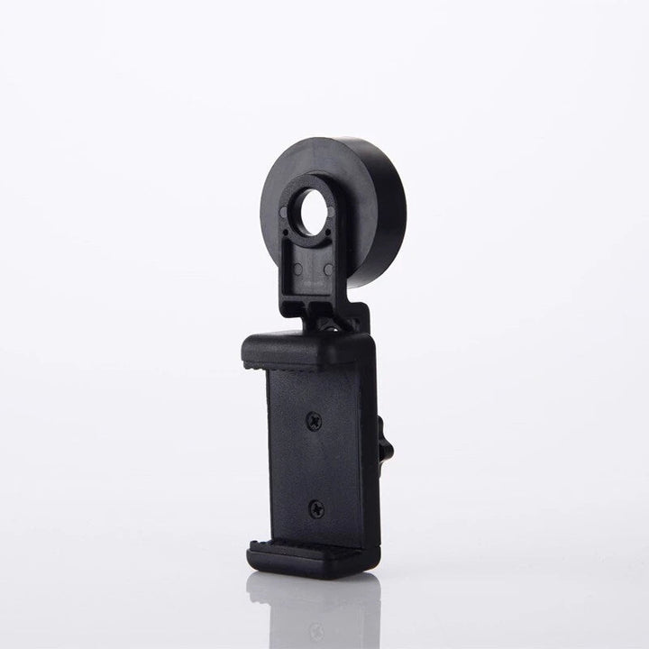 High-powered monocular telescope for detailed views, waterproof, includes phone clip & stable tripod.
